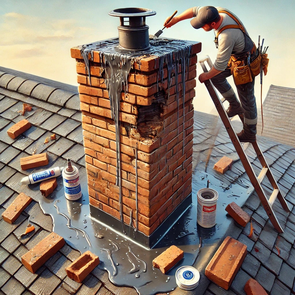 Professional Chimney Leak Repair Tewksbury MA - Expert Water Damage Prevention by Chimney Sweep Tewksbury